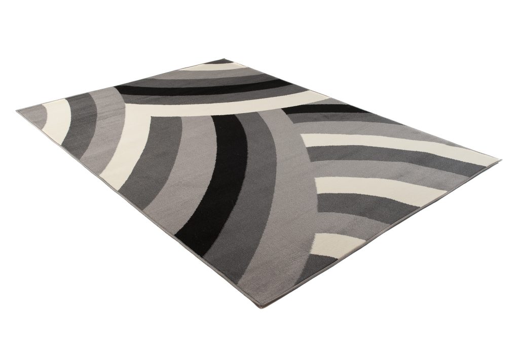 Tapis Dream Gris Foncé Crème Géométrique
