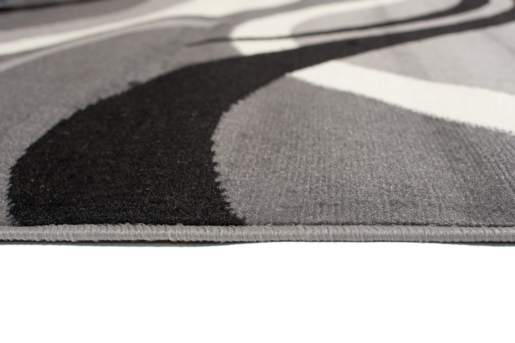 Tapis Dream Gris Crème Géométrique Vagues