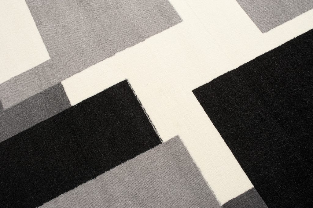 Tapis Dream Gris Géométrique Carrés