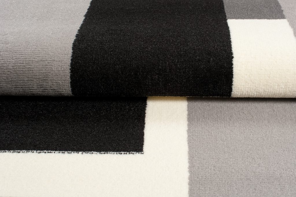 Tapis Dream Gris Géométrique Carrés