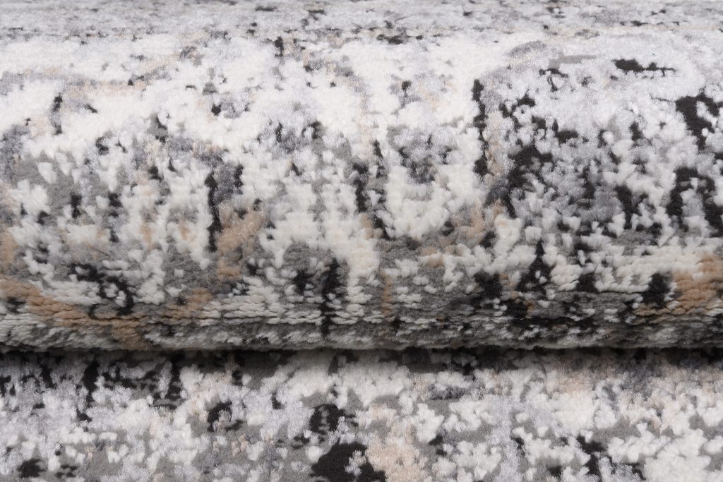 Tapis Valley Gris Foncé Vintage Rosace
