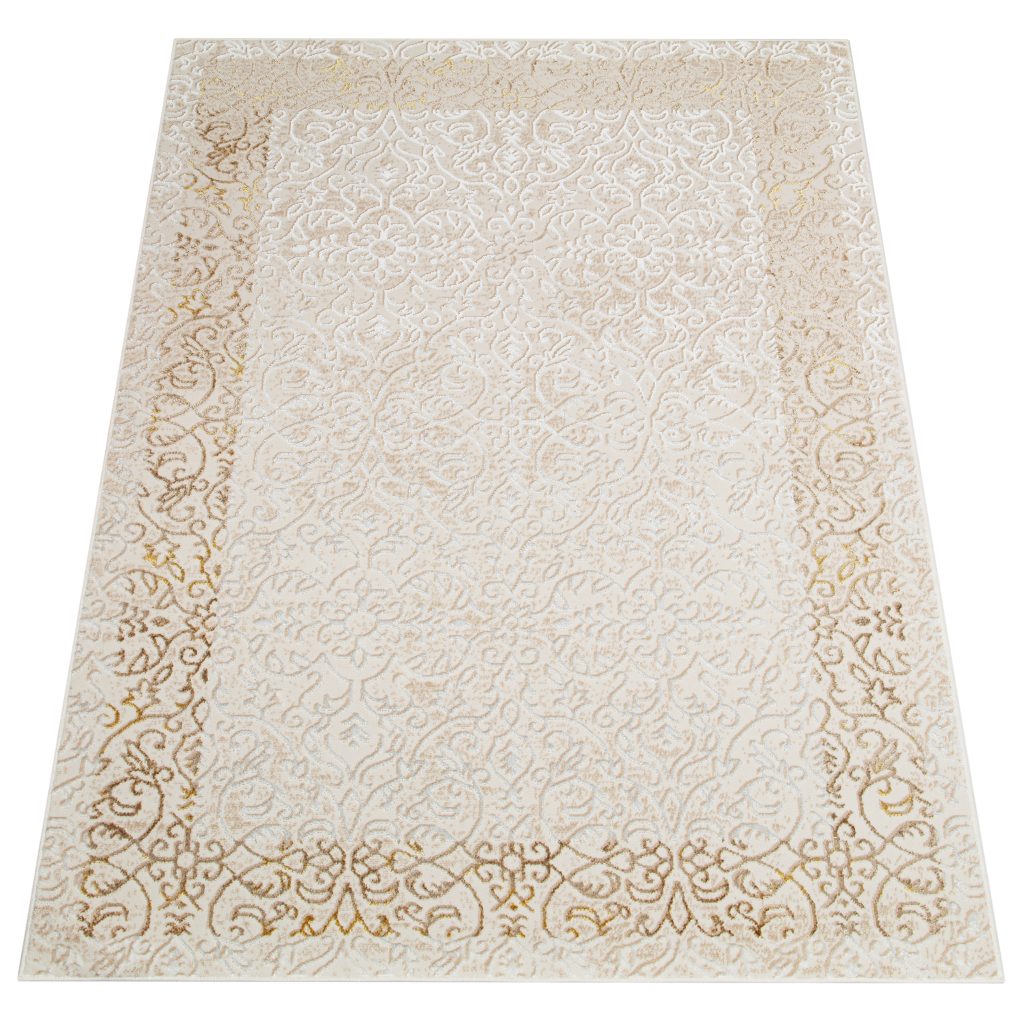 Tapis Ares Crème Marron Ornamental Vintage