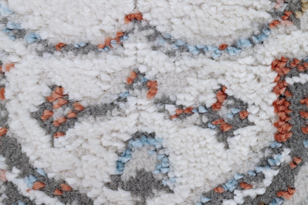Tapis Valley Gris Roux Vintage Bordure