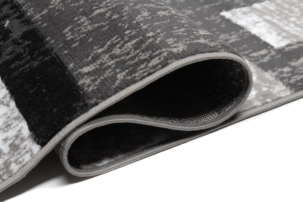 Tapis Dream Géométrique Gris Noir Rectangles