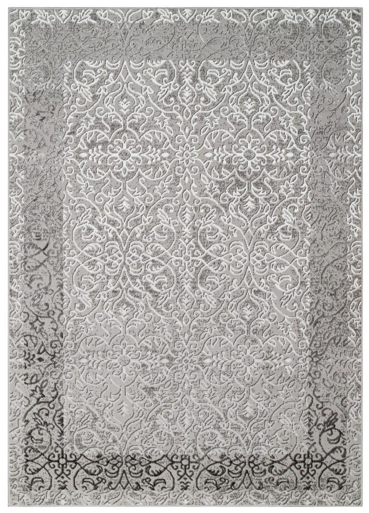 Tapis Ares Gris Ornamental Vintage