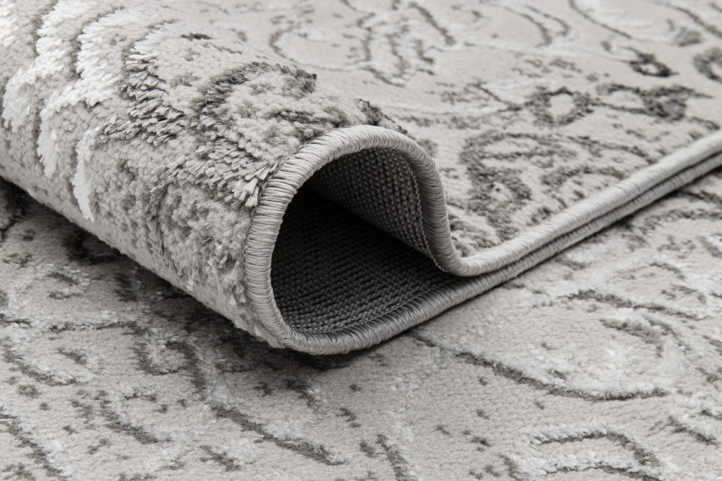 Tapis Ares Gris Clair Ornamental Vintage