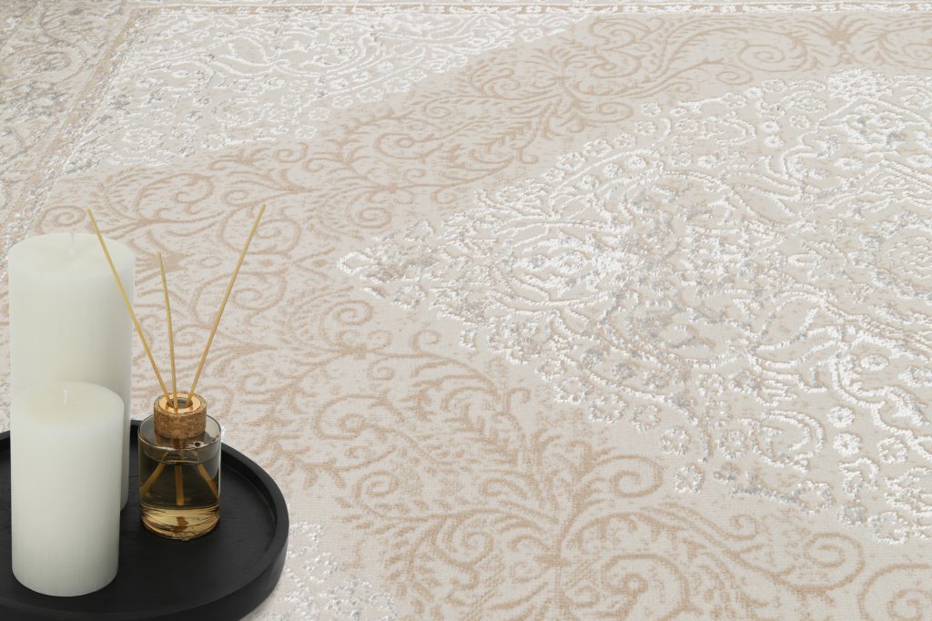 Tapis Ares Crème Vintage Médaillon