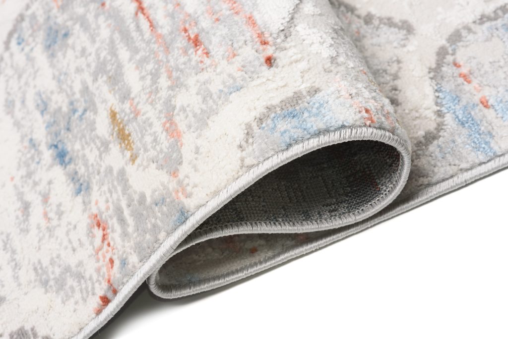 Tapis Valley Gris Saumon Marocain Treillis