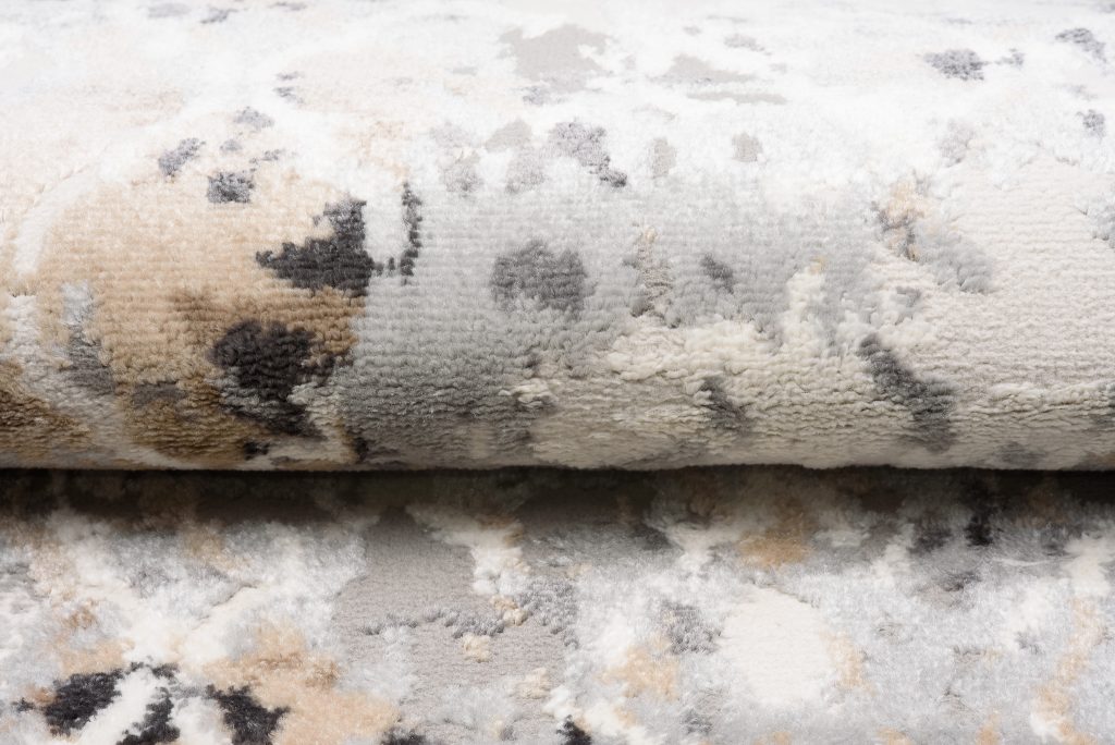 Tapis Valley Gris Roux Vintage Treillis