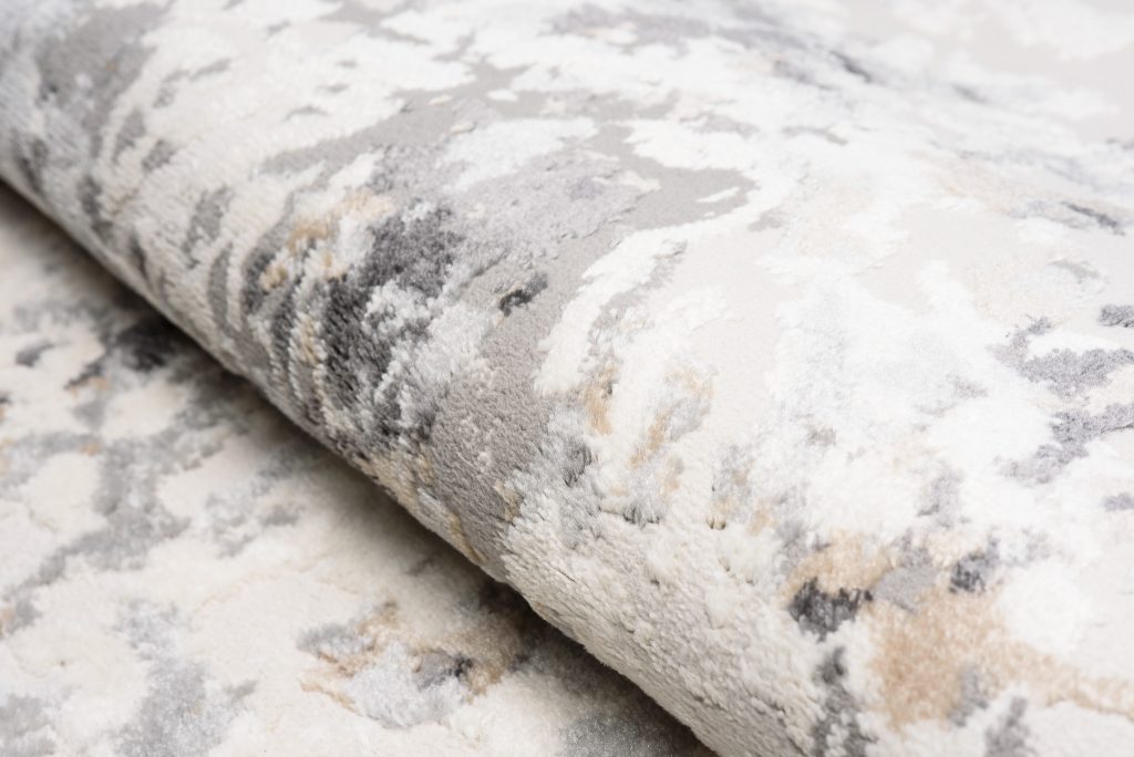Tapis Valley Gris Roux Vintage Treillis