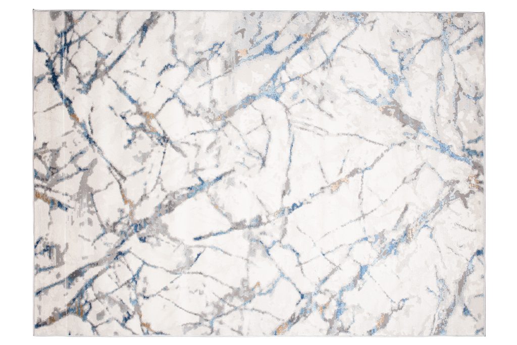 Tapis Valley Gris Bleu Moderne Lignes