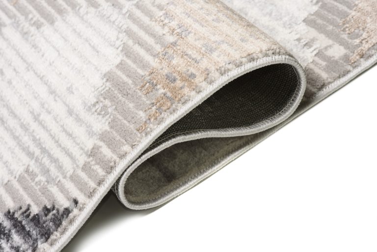 Tapis Valley Gris Roux Trèfle Marocain