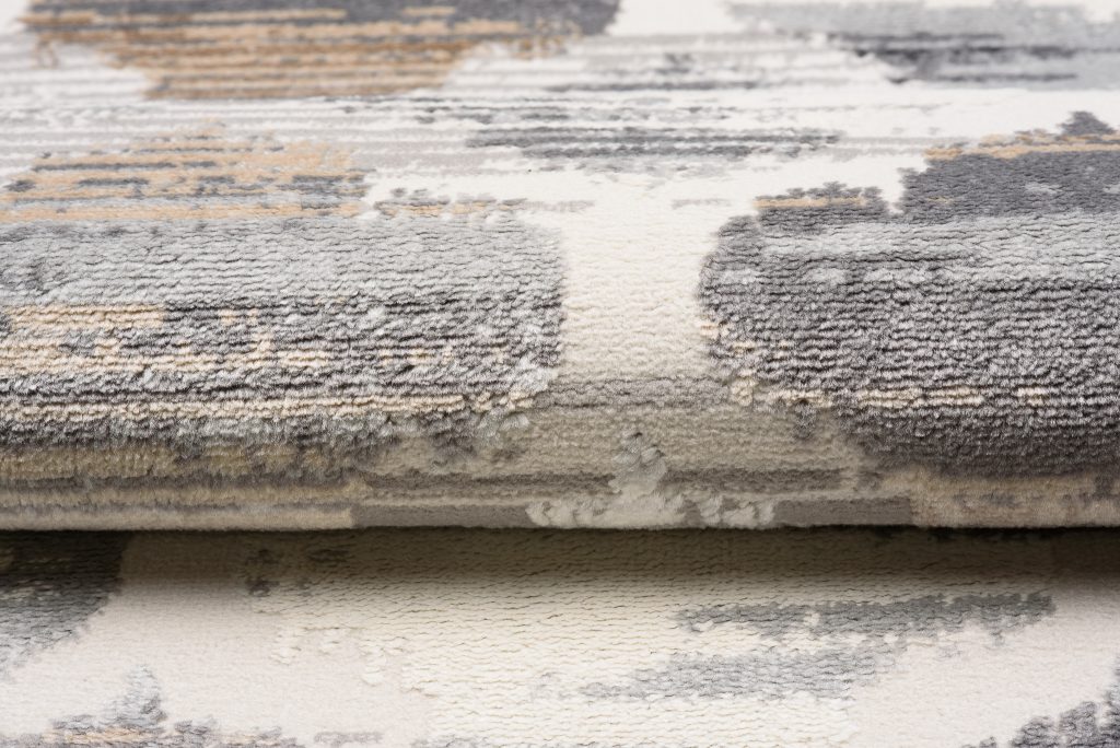 Tapis Valley Gris Roux Trèfle Marocain