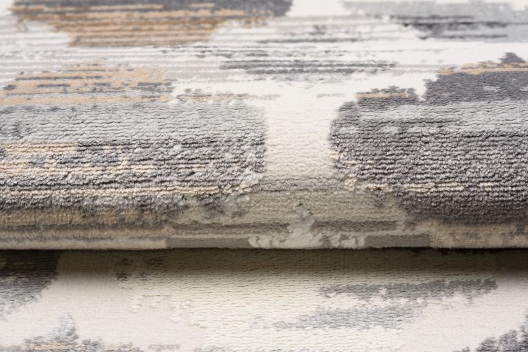 Tapis Valley Gris Roux Trèfle Marocain