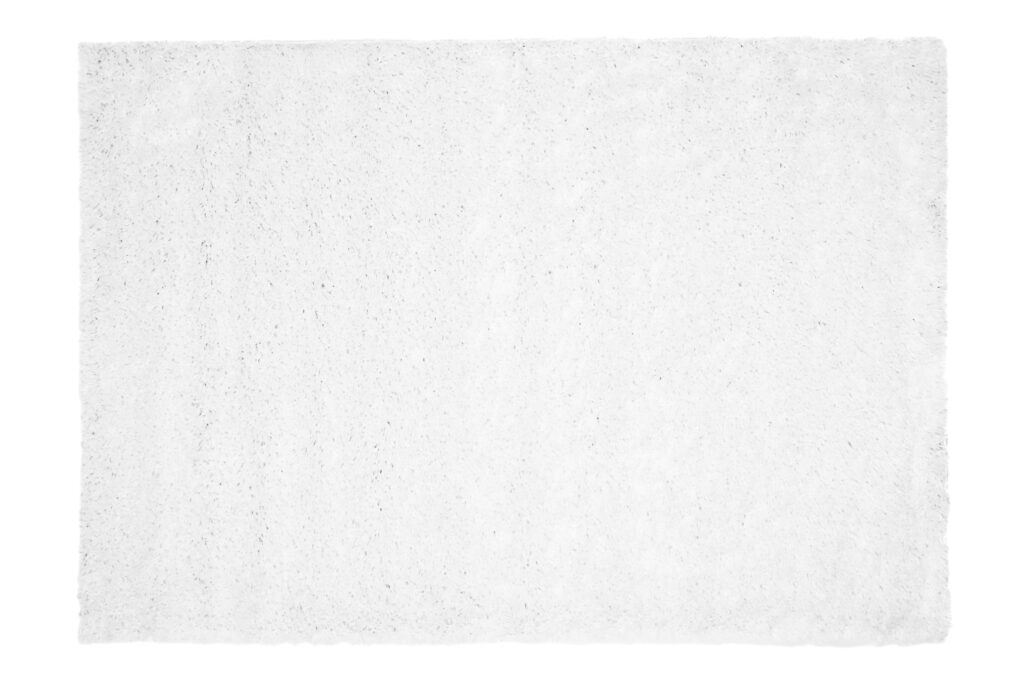 Tapis Essence Shaggy Poil Long Motif Uni Crème
