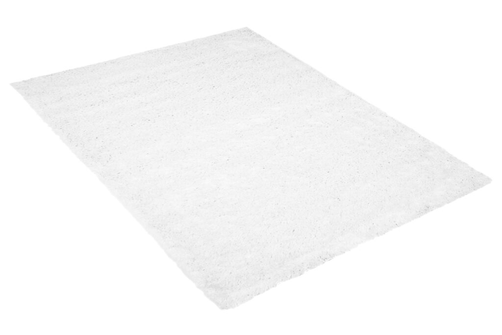 Tapis Essence Shaggy Poil Long Motif Uni Crème
