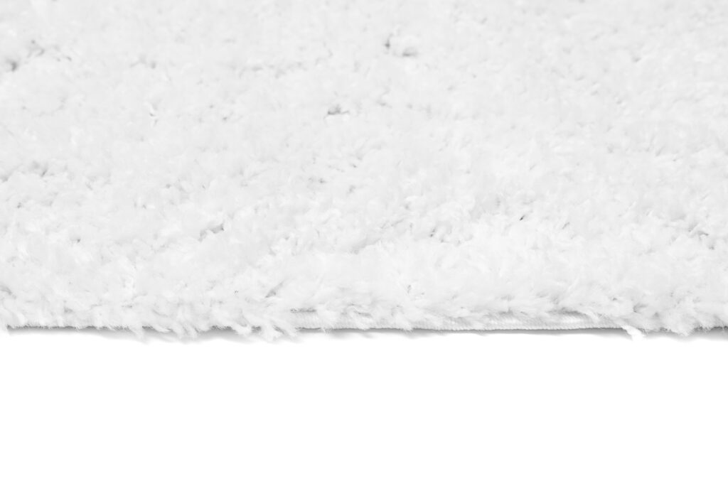Tapis Essence Shaggy Poil Long Motif Uni Crème