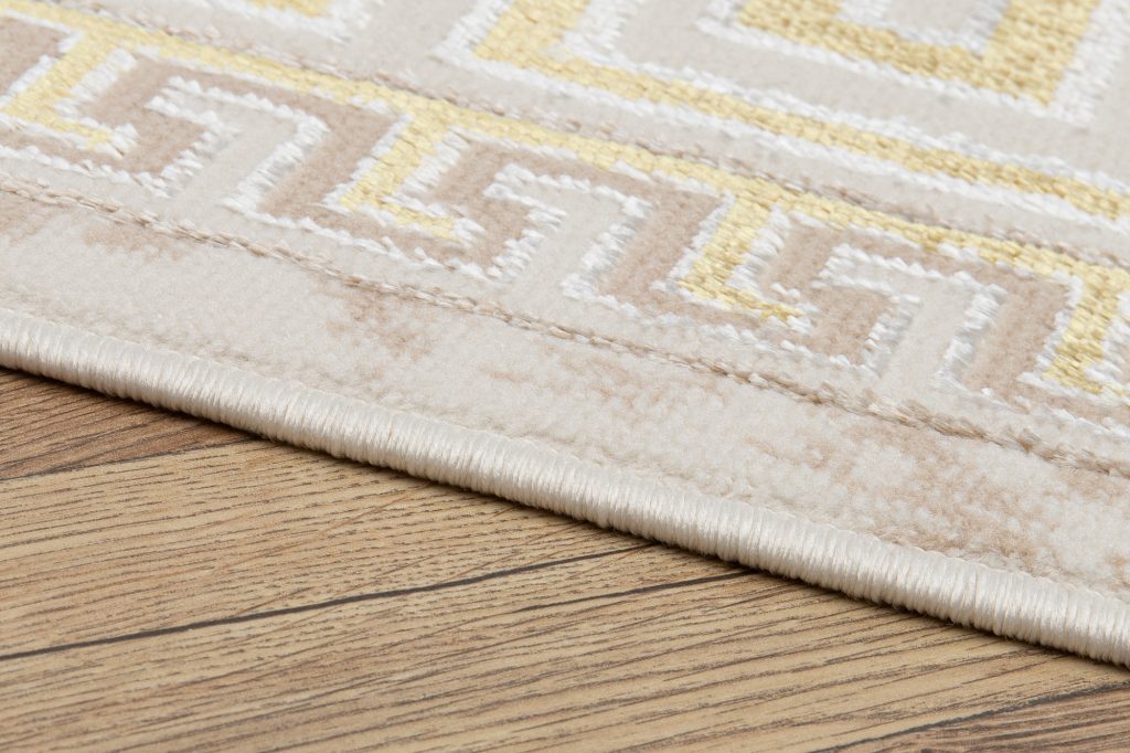 Tapis Ares Or Beige Ornamental Médaillon