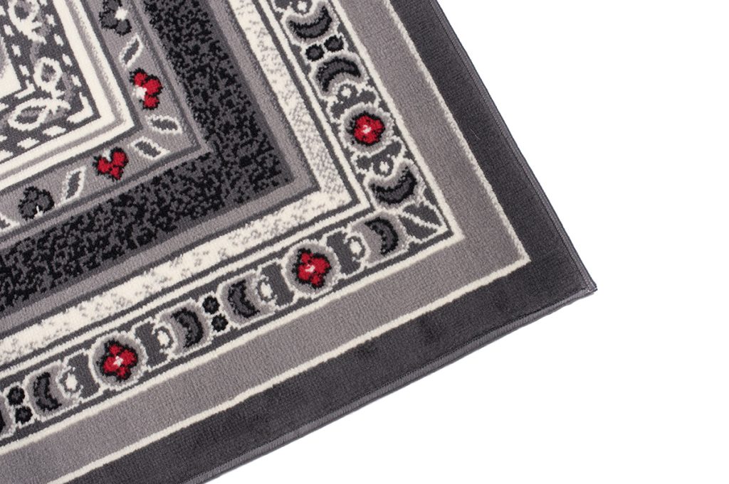 Tapis Dream Traditionnel Gris Rouge Ornamental