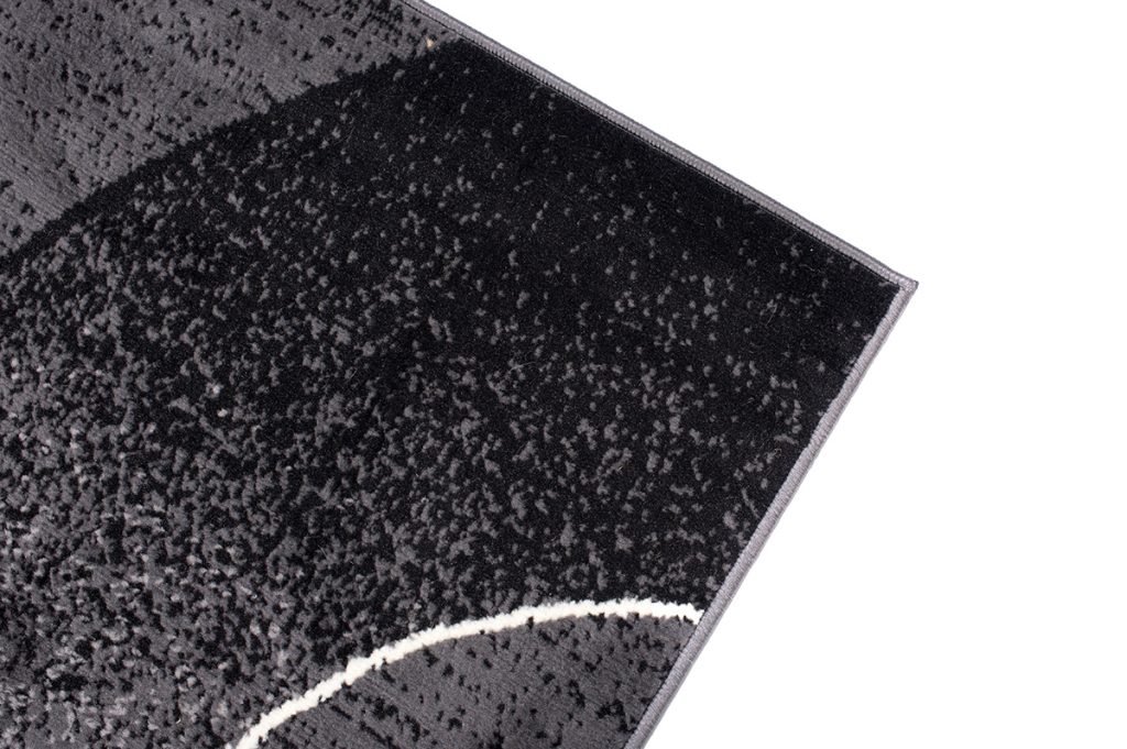 Tapis Dream Moderne Gris Foncé Vagues