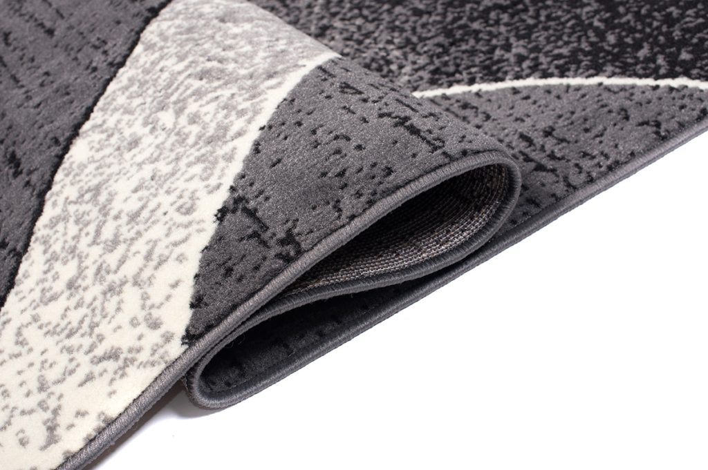 Tapis Dream Moderne Gris Foncé Vagues