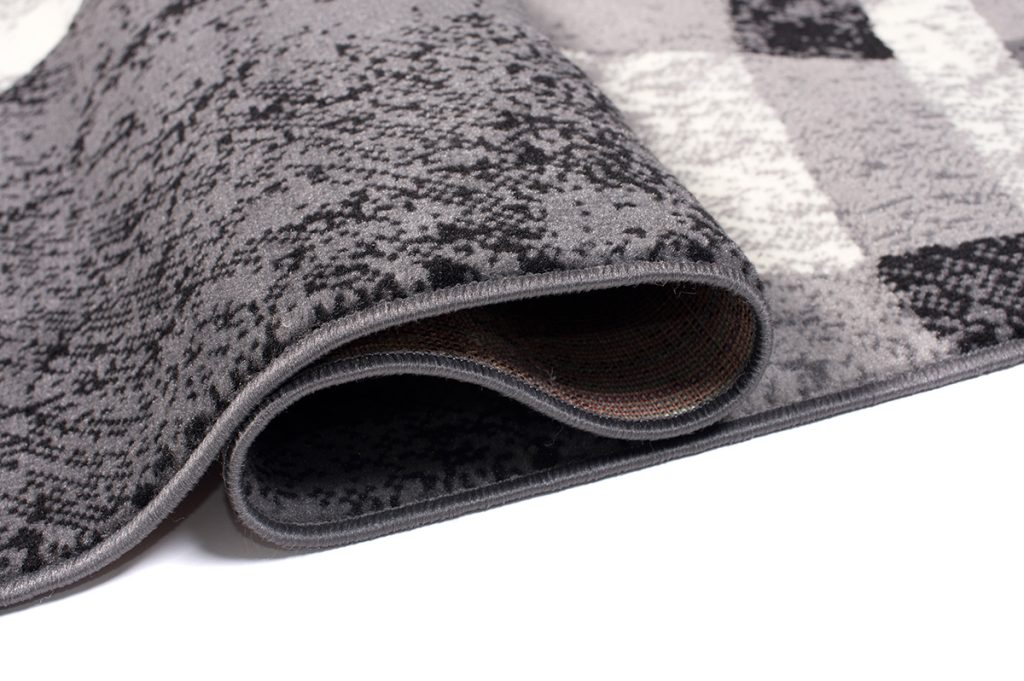 Tapis Dream Géométrique Gris Foncé Cercles