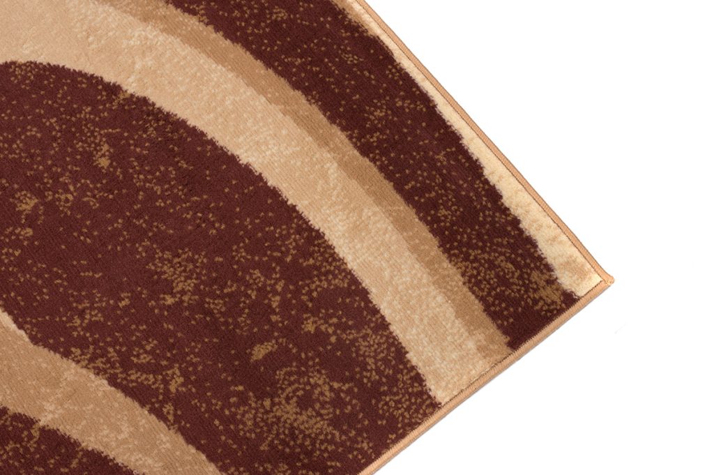 Tapis Dream Abstrait Marron Vagues Fines