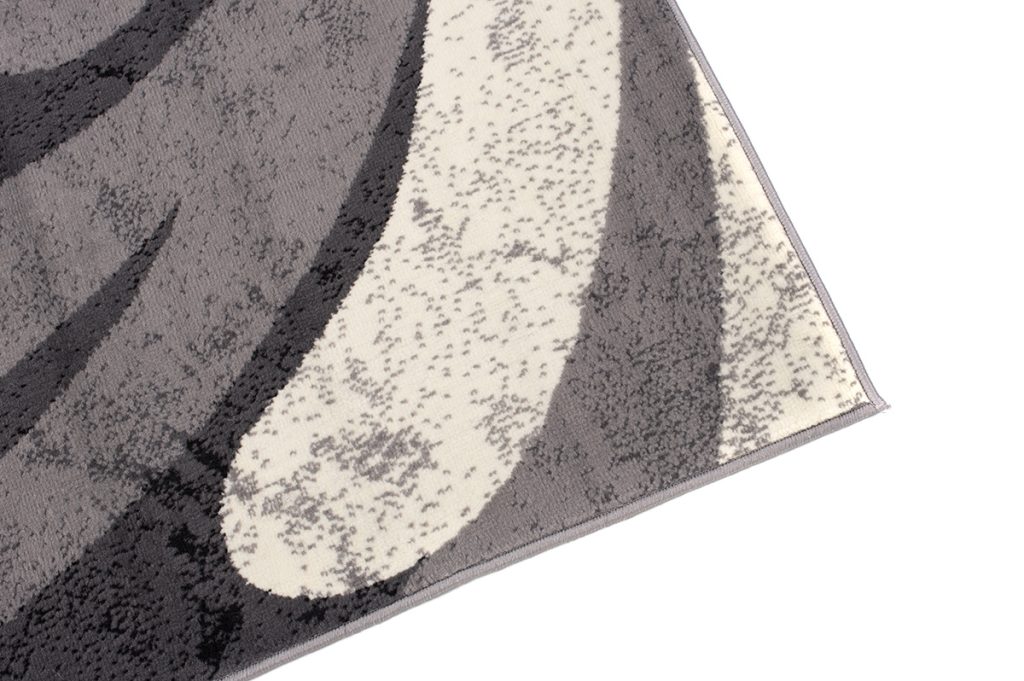 Tapis Dream Abstrait Gris Vagues Fines