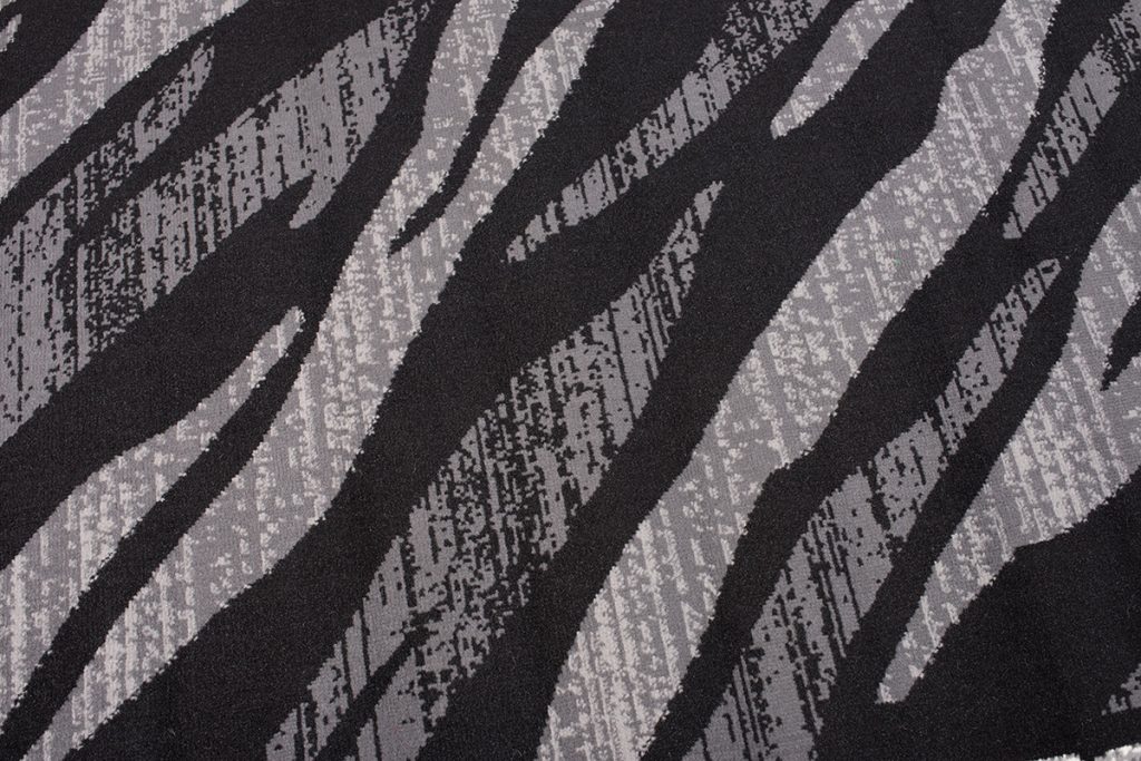 Tapis Dream Moderne Gris Noir Motif Tigre