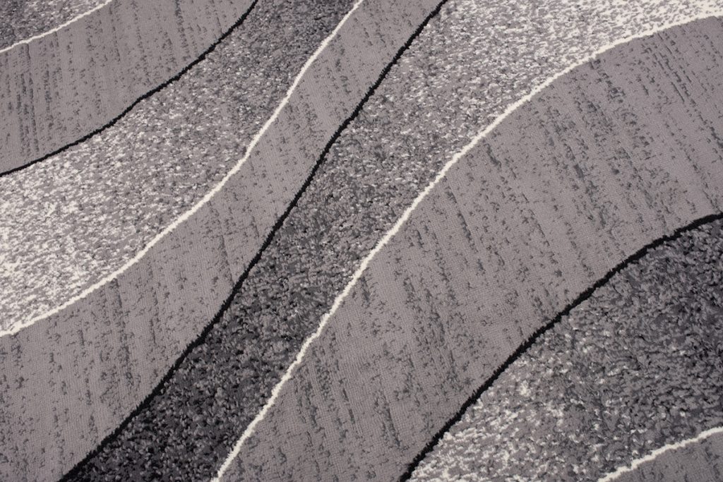 Tapis Dream Moderne Gris Clair Vagues