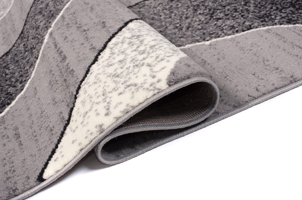 Tapis Dream Moderne Gris Clair Vagues