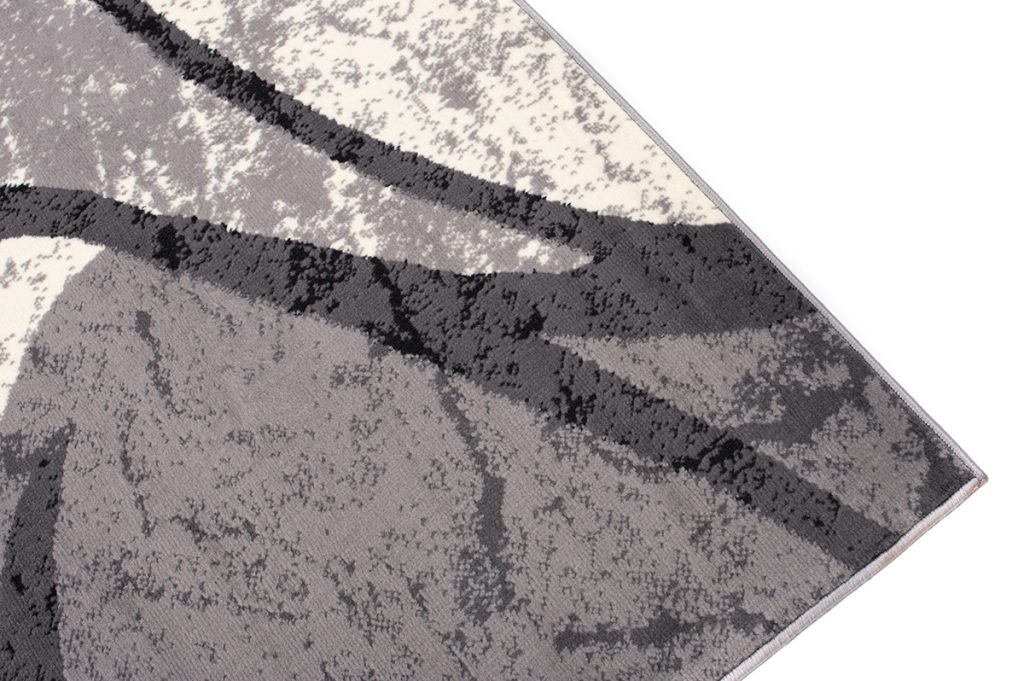 Tapis Dream Abstrait Gris Vagues Larges