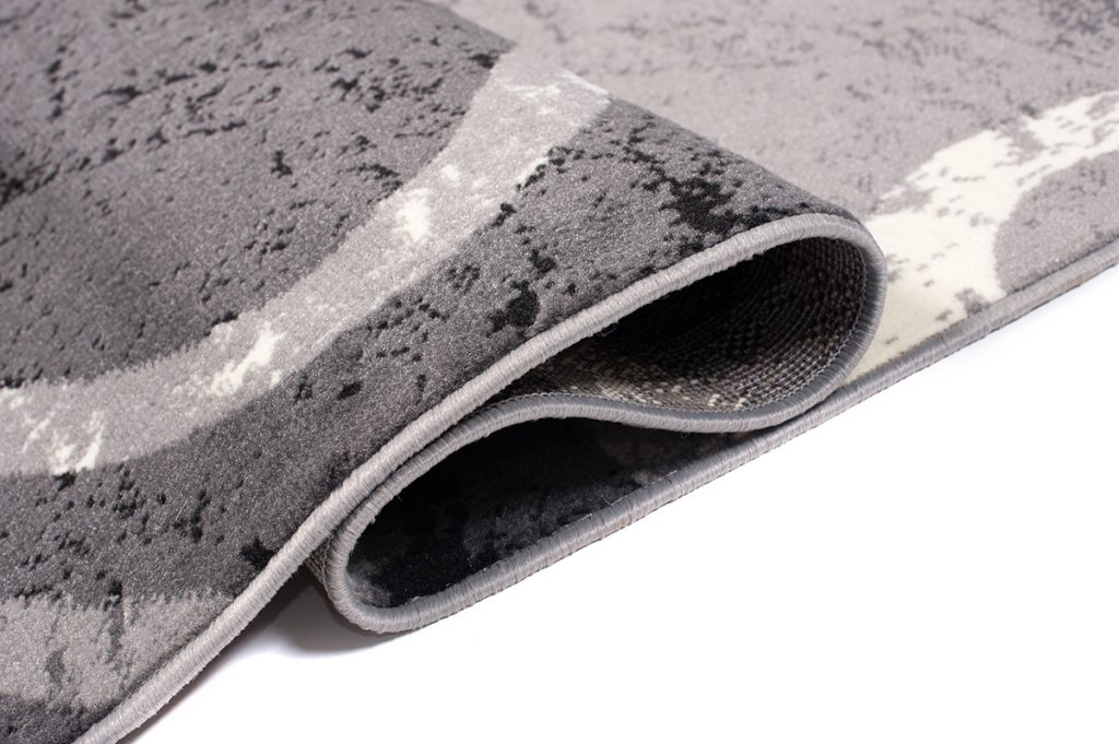 Tapis Dream Abstrait Gris Vagues Larges