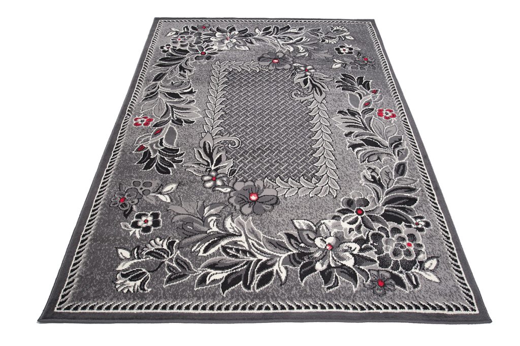 Tapis Dream Traditionnel Gris Motif Floral