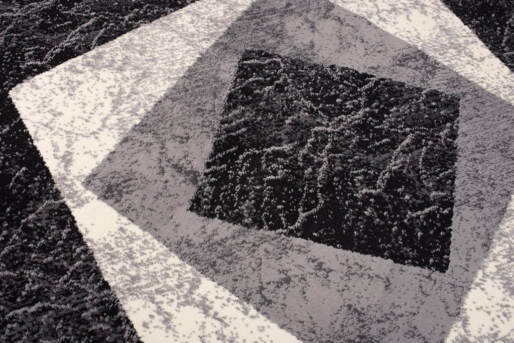 Tapis Dream Géométrique Gris Carrés