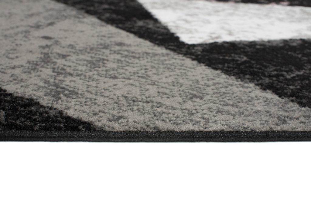 Tapis Dream Géométrique Gris Rose Carreaux