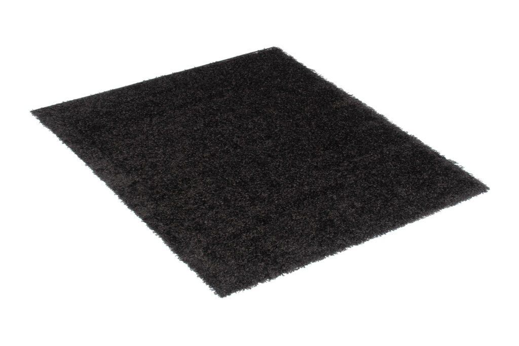 Tapis Essence Shaggy Poil Long Motif Uni Anthracite