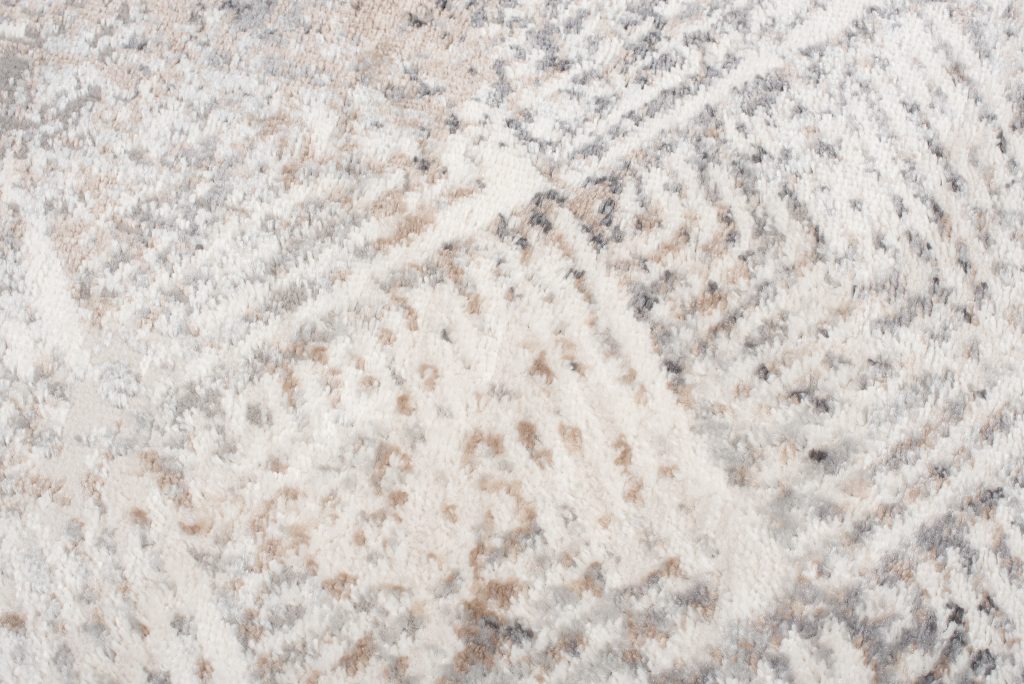 Tapis Valley Gris Beige Géométrique Carré