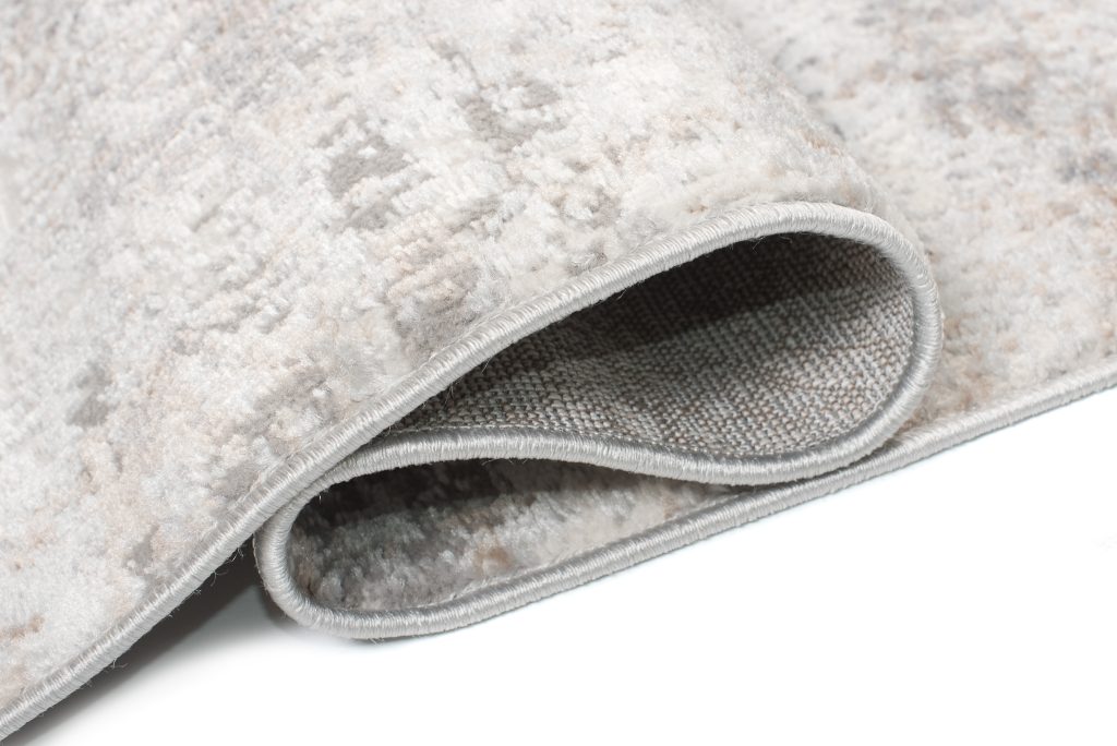 Tapis Valley Gris Beige Géométrique Carré