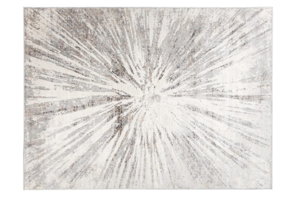 Tapis Valley Gris Beige Abstrait Verre