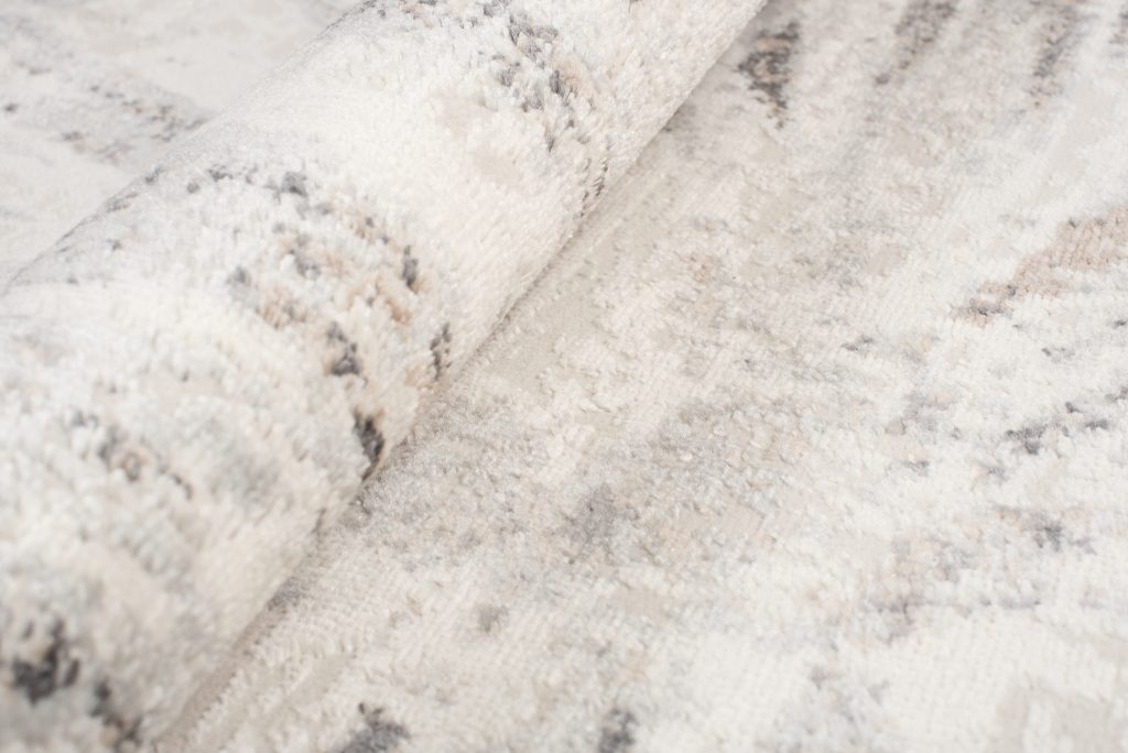Tapis Valley Gris Beige Abstrait Verre