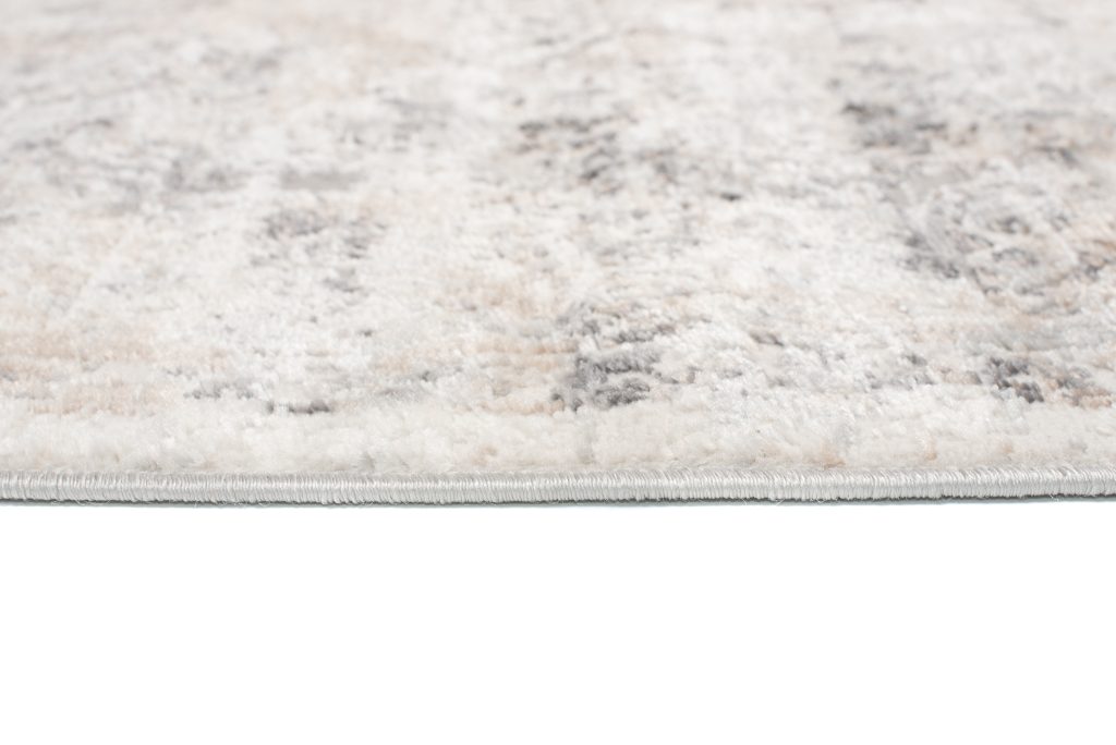 Tapis Valley Gris Beige Ornamental Bordure