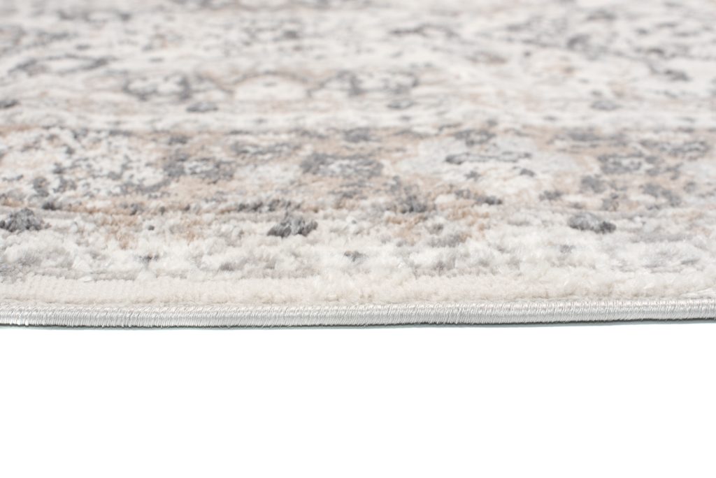 Tapis Valley Gris Cuivre Ornamental Vintage