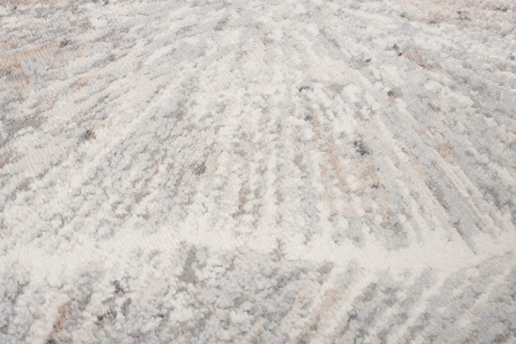 Tapis Valley Gris Roux Moderne Lignes