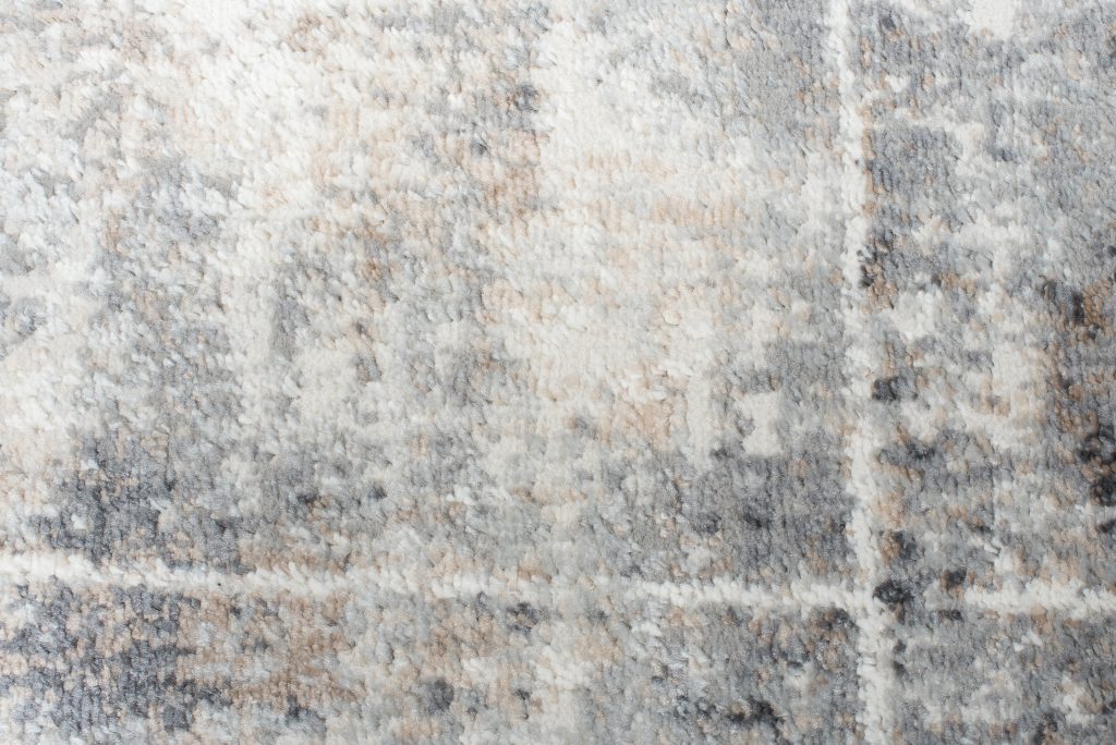 Tapis Valley Gris Roux Moderne Rayures
