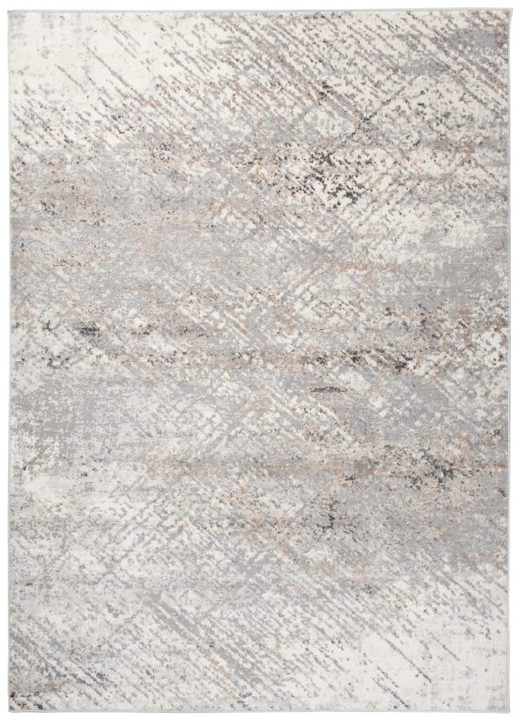 Tapis Valley Gris Foncé Abstrait Lignes