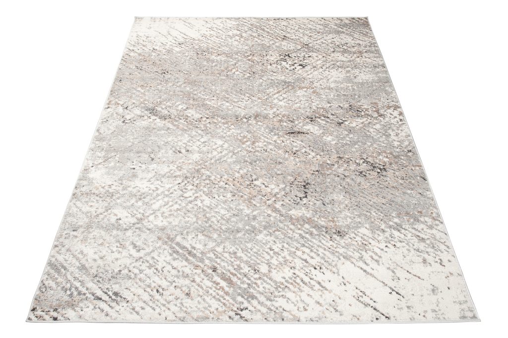 Tapis Valley Gris Foncé Abstrait Lignes