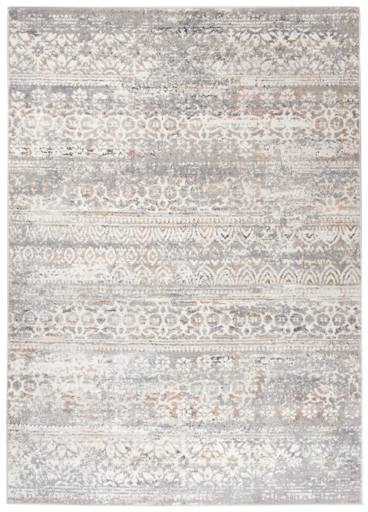 Tapis Valley Gris Multicolore Vintage Floral
