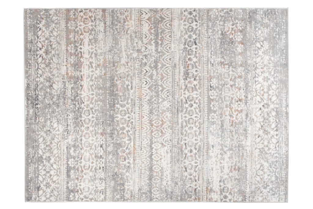 Tapis Valley Gris Multicolore Vintage Floral