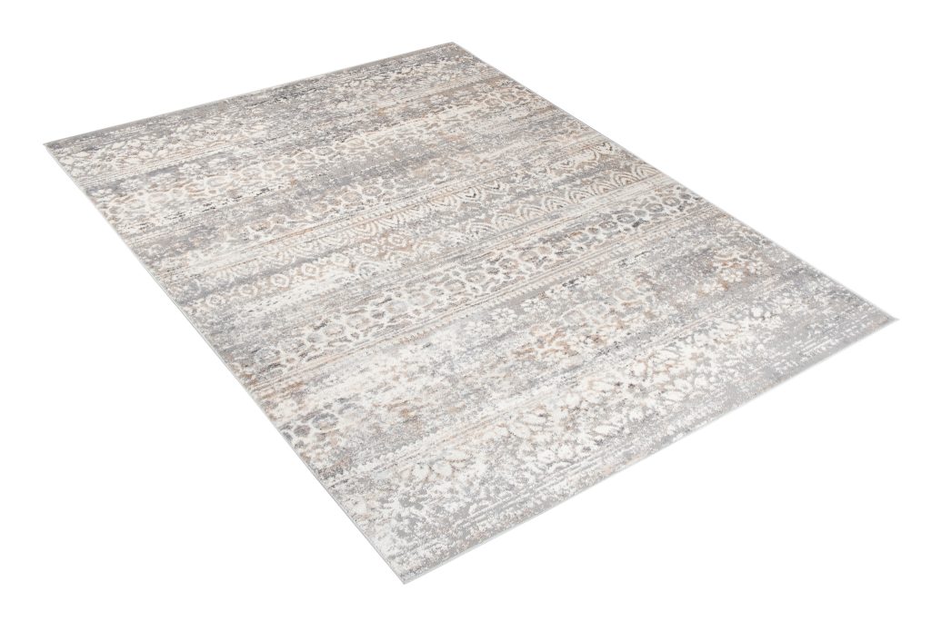 Tapis Valley Gris Multicolore Vintage Floral
